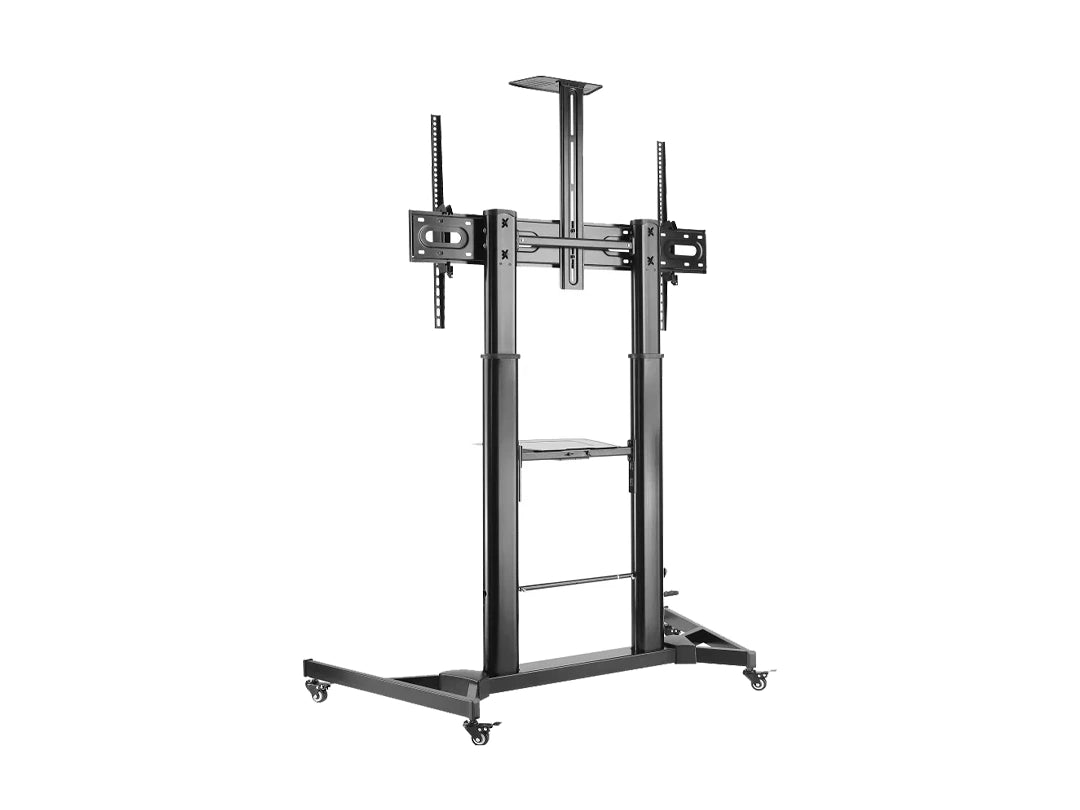 Skill Tech SH 666TB Large Screen Telescopic Height-Adjustable Steel Tv Stand in Qatar Skill Tech SH 666TB Large Screen Telescopic Height-Adjustable Steel Tv Stand in Qatar